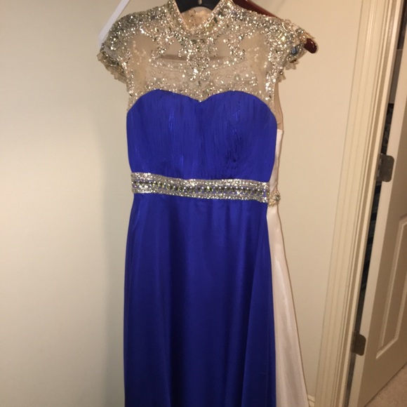 Royal Blue Formal Gown - Picture 3 of 4